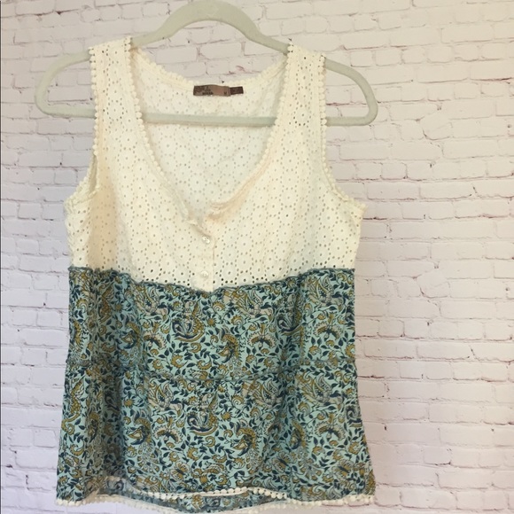 Adorable Boho Prana Crochet Top Tank - Picture 3 of 9